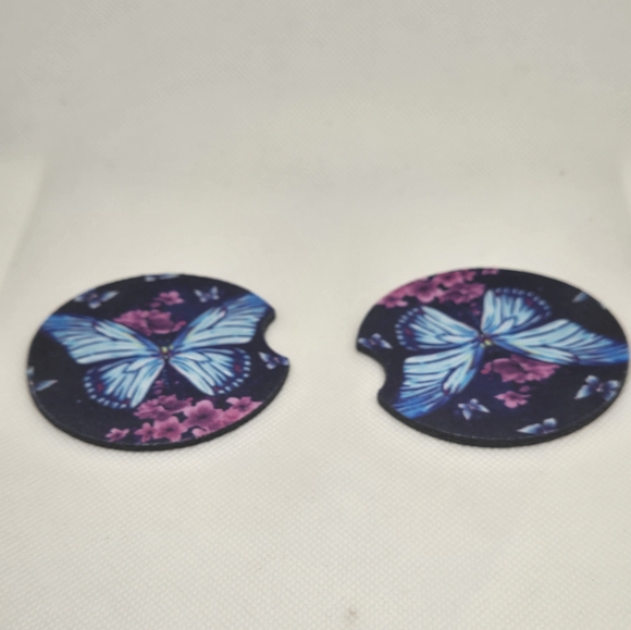 Butterfly Car Coasters - Picture 4 of 6